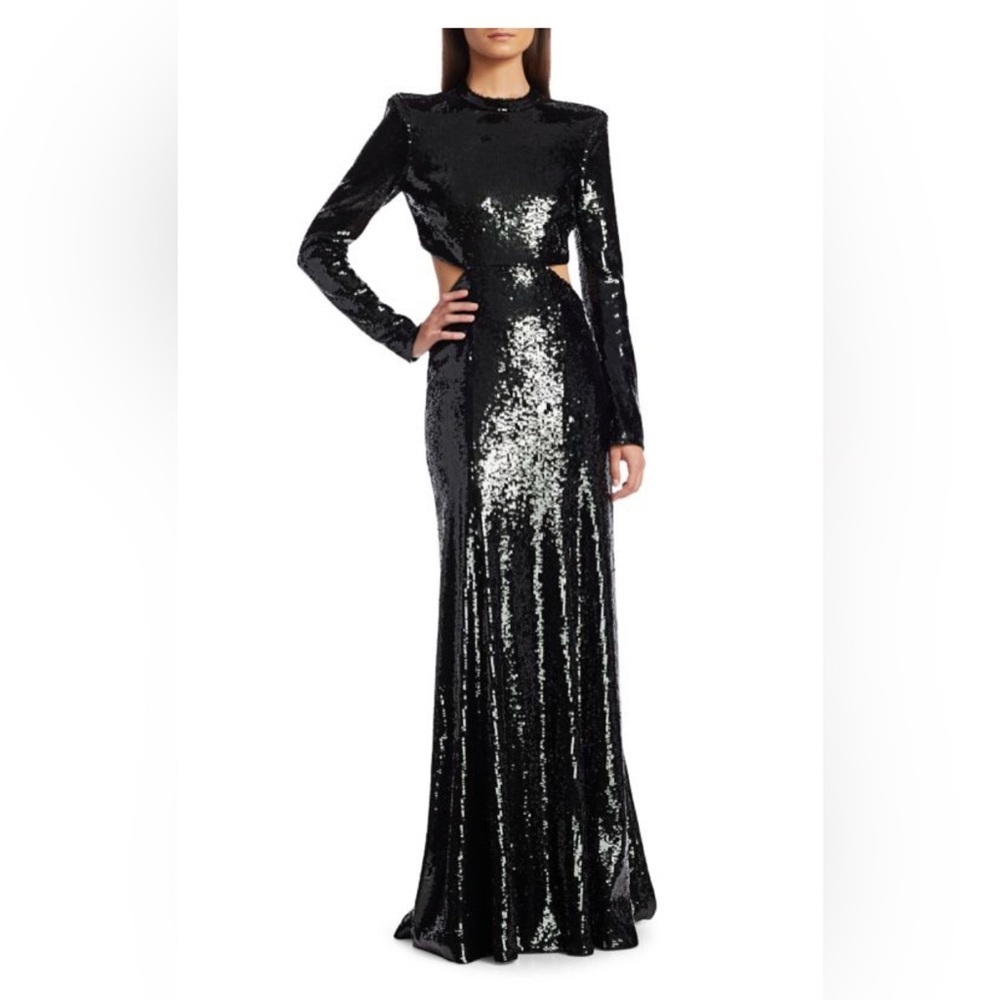 A.L.C. Black Sequin Gown